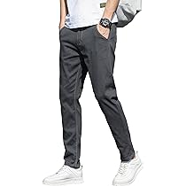 Amazon | [Easykode] スリム チノパン メンズ スキニーパンツ