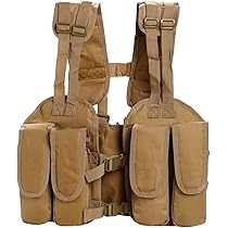 ⭐️未使用⭐️ チェストリグ サバゲー 軽量 多目的 カーキ Amazon.co.jp: [Zakya] チェストリグ サバゲー ベスト