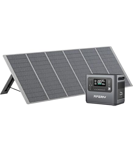 Amazon.co.jp: AFERIY 2400W ポータブル電源と400W セット 長寿命15年