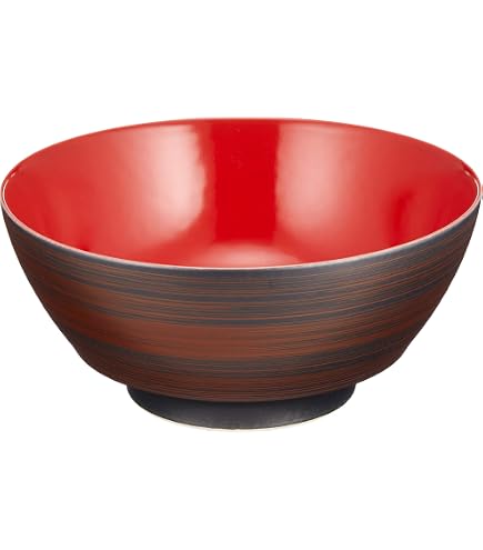 Amazon.co.jp: 有田焼 福珠窯 「 究極の ラーメン鉢 」 金彩朱巻松竹梅