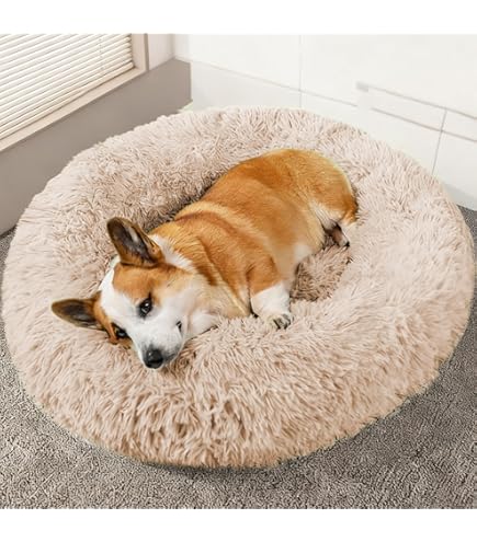 ペット用ベッド カークランドシグネチャー 円形ペットベッド ブラウン系 約81×116cm 札幌市 西野店 Amazon | Kirkland Signature カークランドシグネチャー ネストペット