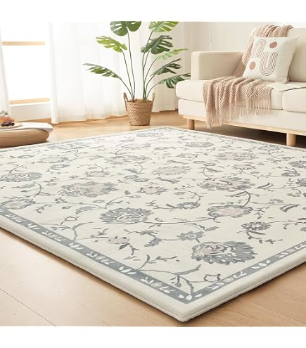 Amazon | Phonzenuo洗えるラグマット 3畳 200×250cm 滑り止め付き