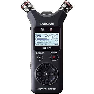 TASCAM タスカム - USB オーディオインターフェース搭載 ステレオ リニアPCMレコーダー DR-07X