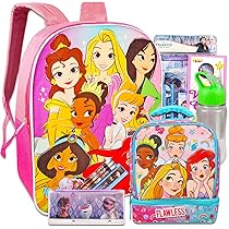 ディズニー ランチバッグ 6点セット Amazon.co.jp: ディズニー プリンセス バックパックとランチ