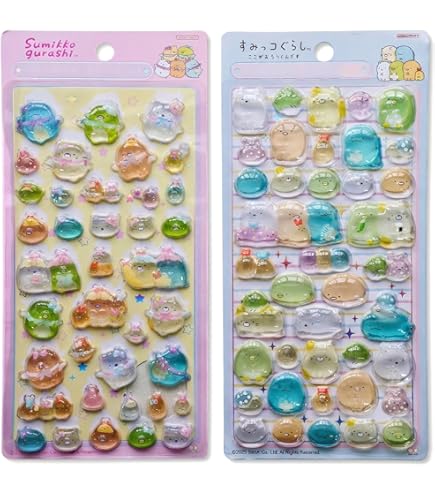 新品未開封ボンボンドロップシール♡すみっコぐらし　2枚セット サンスター文具 ボンボンドロップシール すみっコぐらし 全2種セット