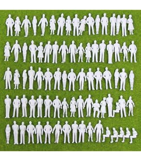 Amazon | ノーブランド品 1/200 200体 人形 未塗装 フィギュア