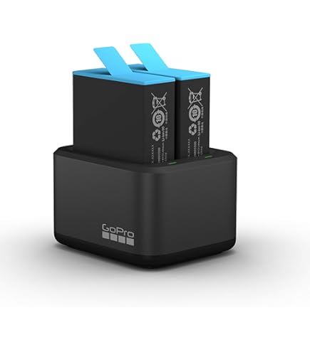 GoPro ゴープロ デュアルバッテリーチャージャー＋ Enduroバッテリー2個セット 高性能デュアルバッテリーチャージャー + Enduroカメラバッテリー2個