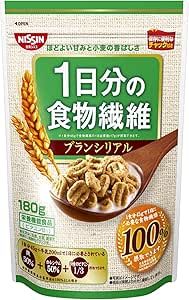 Amazon 日清シスコ 1日分の食物繊維ブランシリアル 180g 6袋 日清シスコ シリアル 通販