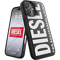 ◇◆DIESEL ディーゼル◆◇ iPhoneケース 手帳型 ブラックホワイト iPhone14ケース Wallet ブラック/ホワイト