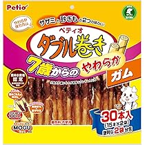 Amazon.co.jp: ペティオ (Petio) ダブル巻き 7歳からのやわらかガム 30