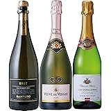 酒のダイナミック 金賞ワイン入り 世界の辛口 スパークリングワイン 飲み比べ 3本セット 750ml×3本