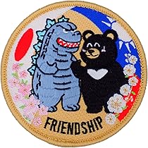 Amazon.co.jp: 日本 台湾 友好 パッチ ワッペン TWN28-TK