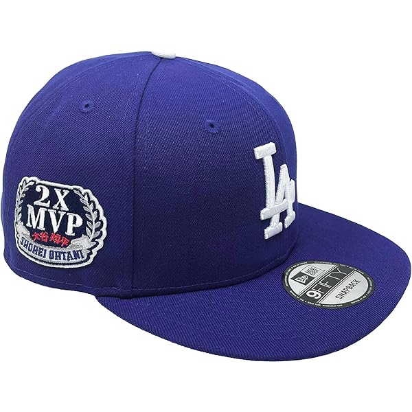 【新品・未使用】ニューエラ　ロサンゼルス・ドジャース　大谷翔平　2年連続　MVP Amazon.co.jp: [ニューエラ] キャップ 帽子 9FIFTY ダブル MVP