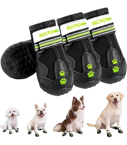 Amazon.co.jp: 犬靴 ドッグシューズ ドッグブーツ 犬用靴 【 防水 脱げ