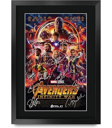 Amazon.co.jp: HWC Trading A4 アベンジャーズ エンドゲーム キャスト