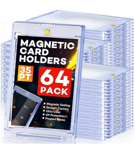 Ultra Pro BLACK Border ROOKIE One Touch Magnetic Trading Card Holder 35pt Size Ultra Pro BLACK Border ROOKIE One Touch Magnetic Trading Card Holder 35pt Size