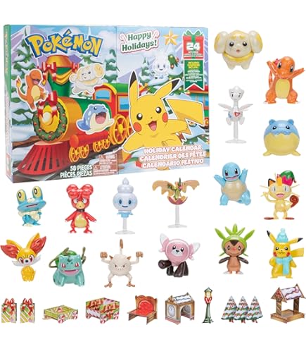 ポケモン ホリデーカレンダー アドベントカレンダー POKEMON フィギュア Amazon.com: Pokemon Holiday Advent Calendar for Kids, 24 Piece