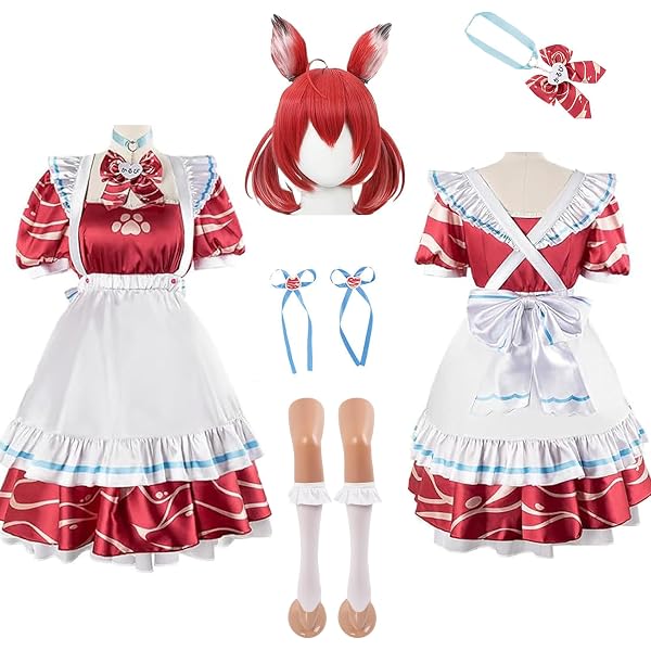 赤見かるび コスプレ衣装 ウィッグ付き Amazon.co.jp: [PWPCOS] 赤見かるび コスプレ あかみ かるび コスプレ