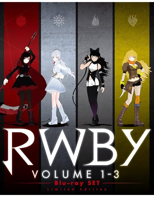 Amazon.co.jp: RWBY Volume 1-4 ブルーレイSET(初回仕様) [Blu-ray