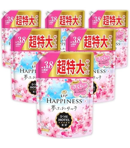 Amazon | P&G レノアハピネス夢ふわタッチ さくらの香り詰替特大 770ml