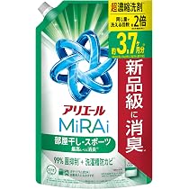 Amazon.co.jp: アリエール MiRAi 洗濯洗剤 濃縮 漂白剤級の消臭プラス