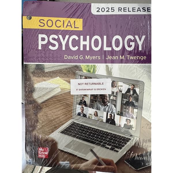 Social Psychology: 2025 Release ISE : Myers, David, Twenge, Jean