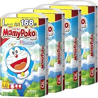 【パンツ Lサイズ】マミーポコ パンツ ドラえもん オムツ (9~15kg)168枚(42枚×4) [ケース品] 【Am…