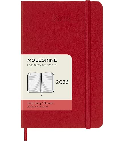 Amazon.co.jp: モレスキン 手帳 2026年 1月始まり 12ヵ月 デイリー