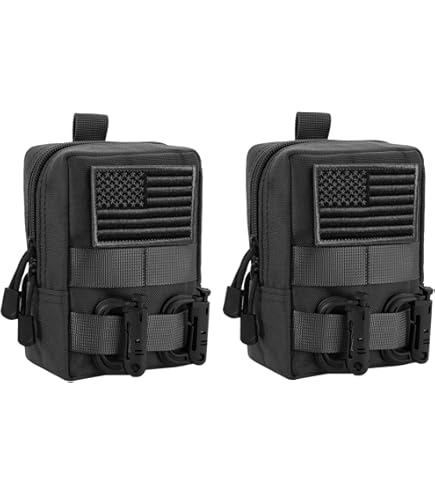 Amazon.co.jp: MOLLEポーチ タクティカルコンパクト防水EDCポーチ