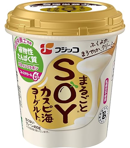 Amazon.co.jp: フジッコ 【冷蔵】まるごとSOYカスピ海ヨーグルト