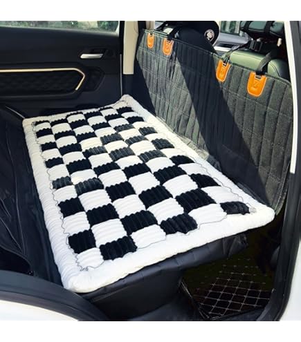 Eurhowing Backseat Pet Bed Mat, Non-Slip Dog Bed For Car, Fuzzy Dog Seat Cover For Car Back Seat, Fit For Backseat Extenders And Seat Covers (Light - View #7