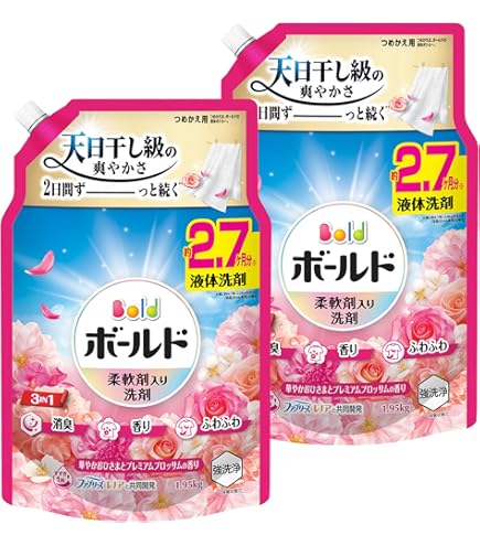 Amazon | ボールド 洗濯洗剤 液体 プレミアムブロッサム 詰め替え 780g