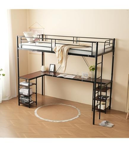 Amazon｜HXCQYGL システムロフトベッド シングルコンセント付き