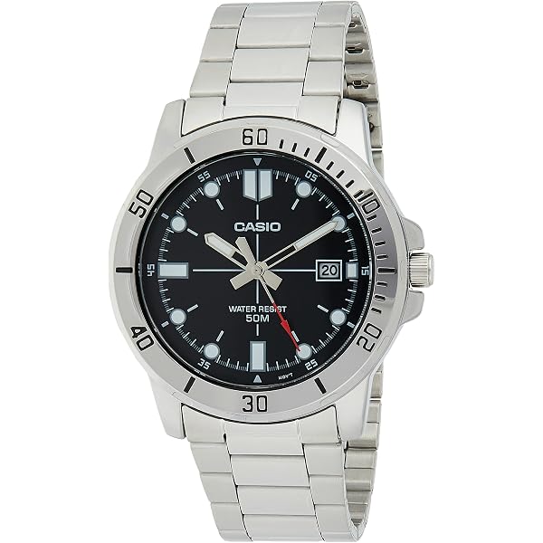 Casio MTP-VD01D-1EV Men's Enticer Stainless Steel Black Dial Casual Analog  Sporty Watch : Amazon.com.au: Clothing, Shoes \u0026 Accessories