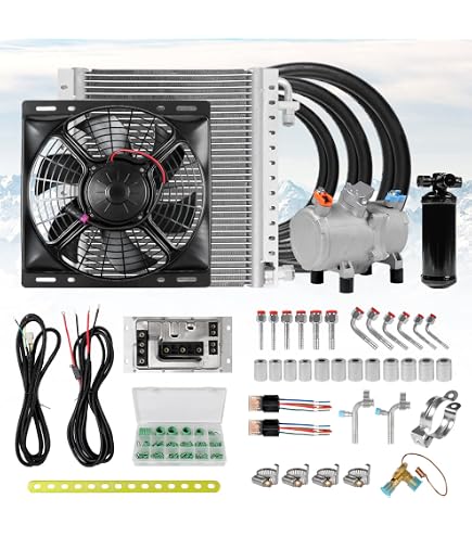 Amazon.co.jp: 12V 24V電動コンプレッサー、新エネルギー車用エアコン