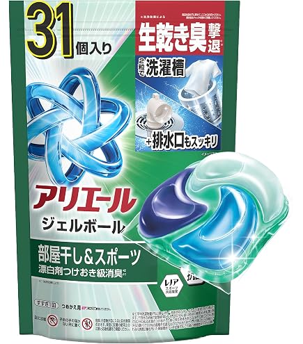 アリエール ジェルボール プロ 部屋干し＆スポーツ 詰替 31個