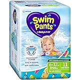 BabyLove 33 Piece (3 Pack x 11) Premium 360° Stretchy Waistband Swim Nappy Pants Small 6-12kg