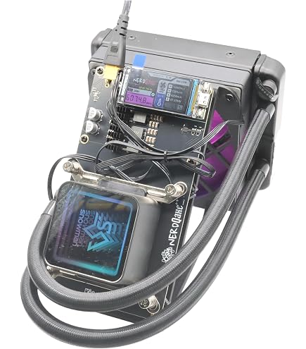 Amazon.co.jp: NerdQaxe++ Hydro 4.8TH/s 60W BTCマイナー15J/Th