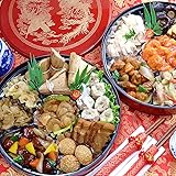 中華おせち オードブル 2024 清水 重箱あり 4～5人前 二段重 全15品 冷凍真空パック おせち料理 冷凍おせち レトルトおせち