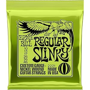 【正規品】 ERNIE BALL 2221 ギター弦 (10-46) REGULAR SLINKY レギュラー・スリンキー