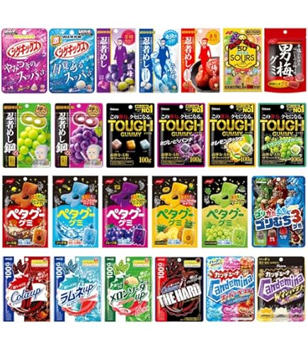 Amazon | ハードグミ8種アソート 噛みごたえMAX バラエティ食べ比べ