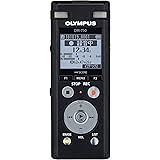 OM SYSTEM/オリンパス OLYMPUS ICレコーダー VoiceTrek DM-750 BLK 内蔵メモリー4GB MicroSD (議事録、会議/証拠録音、取材、インタビュー)