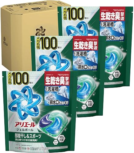 Amazon.co.jp: アリエール 洗濯洗剤 ジェルボール PRO 部屋干し