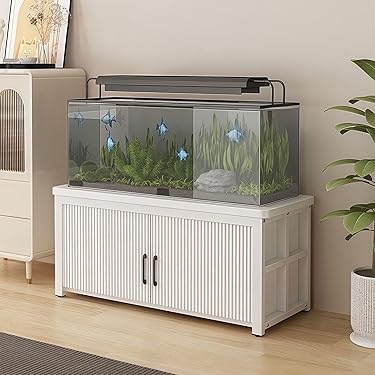 値下げ！水槽台 や物入れ収納グレー tower 水槽台 水槽 台 横 収納ボックス 蓋付き フタ付き 山崎