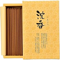 Amazon.co.jp: カメヤマ 沈香 煙少香 桐箱入 約120g 約305本 お線香 お