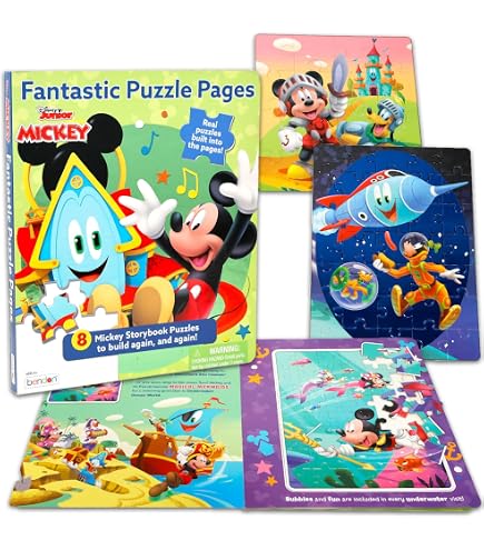 Amazon.co.jp: ディズニー クラシックス パズルブック 5パック - 200