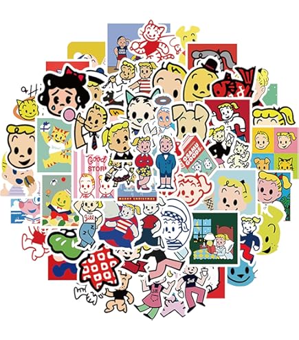 Amazon.co.jp: KRGNPLE 75枚 アニメ ステッカー 防水シール かわいい