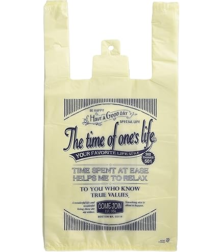 Amazon | cobalt planet Thank you 手提げ袋 レジ袋 56×32×16cm