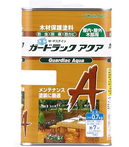 Amazon | 和信ペイント ガードラックアクア プロ仕様の水性屋外木部用