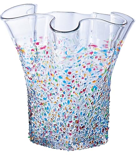 Amazon.co.jp: 品 津軽 びいどろ 浪漫 北洋硝子 花瓶 花器 り